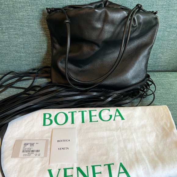 Bottega Veneta Fringe Shoulder Pouch, NEW $2800 - Picture 3 of 10